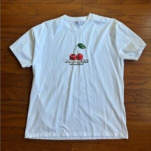 Princess Polly White Tee with Cherry Design